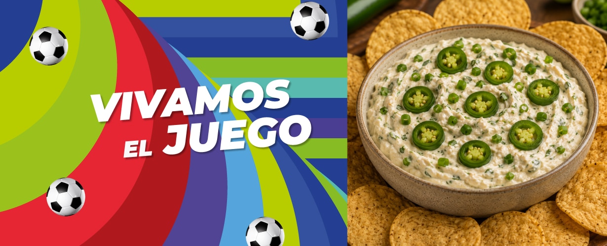 Receta Dip de Queso y Jalape&ntilde;o